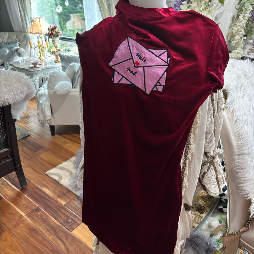 Lazy Oaf Red and Pink Dress